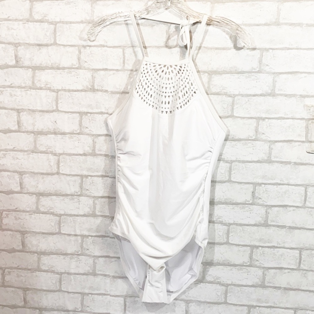 Dixperfect white swim suit size M